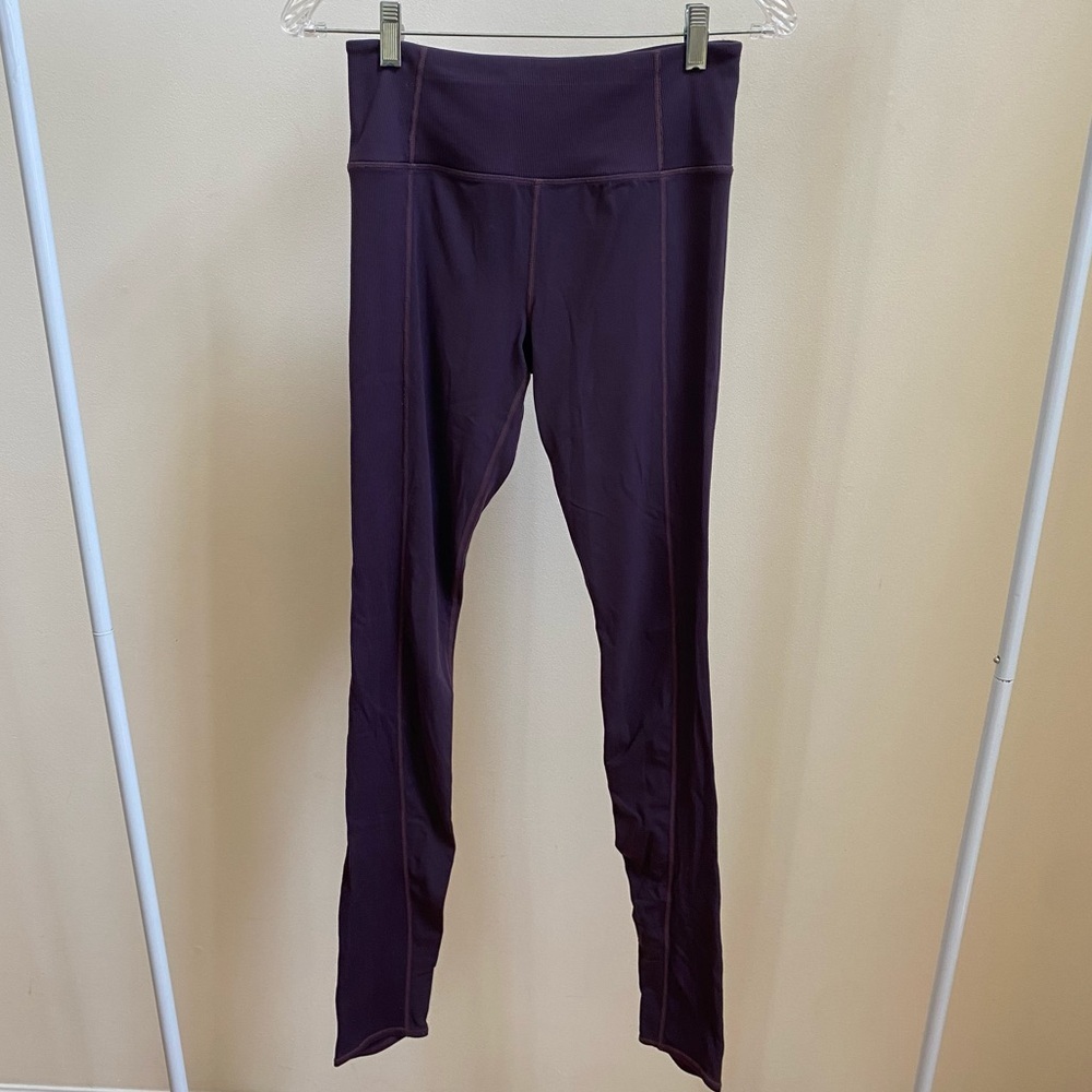 Athleta high-rise leggings plum purple Sz S - Picture 2 of 6